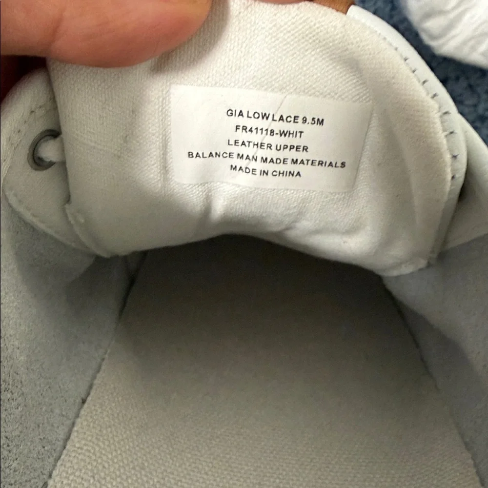 Frye Men's White Leather Sneakers